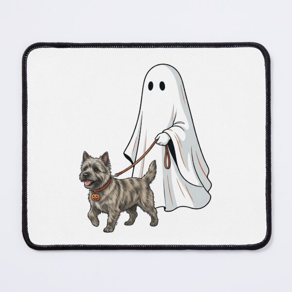 Item preview, Ghost Walking Cairn Terrier Halloween Cute Spooky Brindle Dog Lover designed and sold by raedattia.