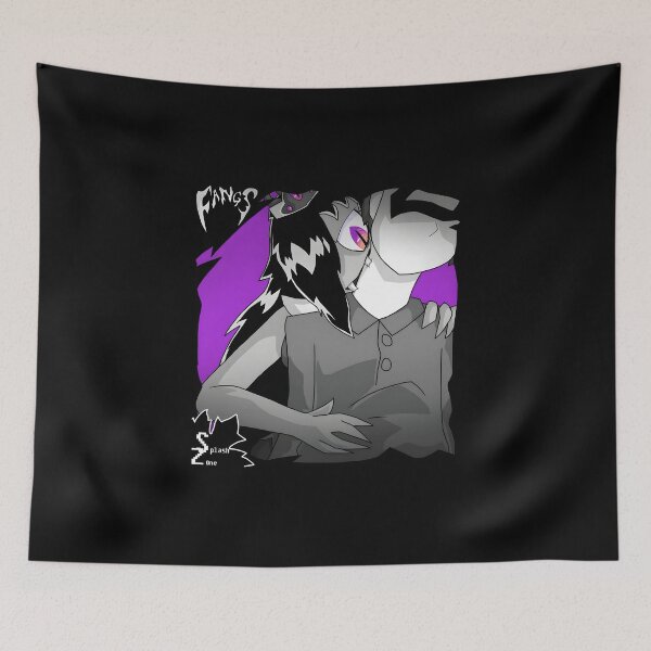 Item preview, Fangs Vampire Bite Art with Purple Accent designed and sold by lcnsdjstrtrystd.