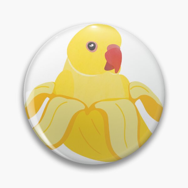 Item preview, Vintage Banana Indian Ringneck Cute Birb designed and sold by FandomizedRose.