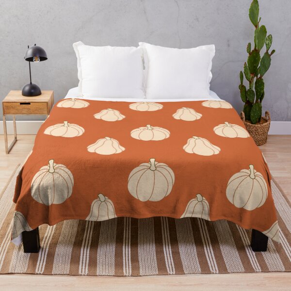 Item preview, Cozy Autumn Cream Pumpkins on Terracotta designed and sold by Arty Tees .