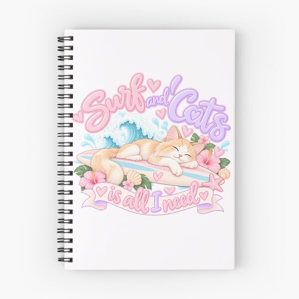 Item preview, Surf and cats is all I need designed and sold by Danielle Official.