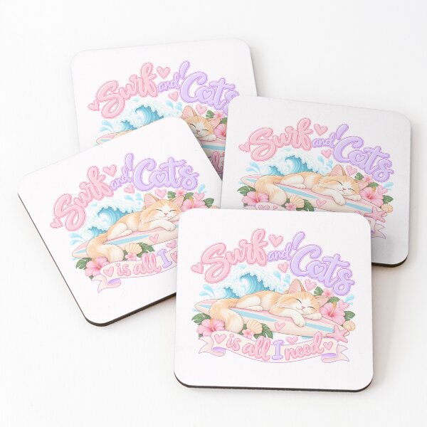Item preview, Surf and cats is all I need designed and sold by Danielle Official.