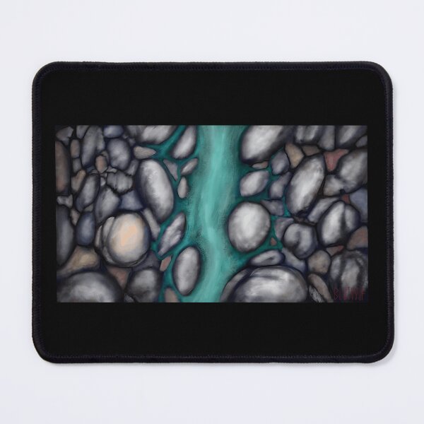 Item preview, Abstract River Rocks Flowing Water Illustration designed and sold by lcnsdjstrtrystd.