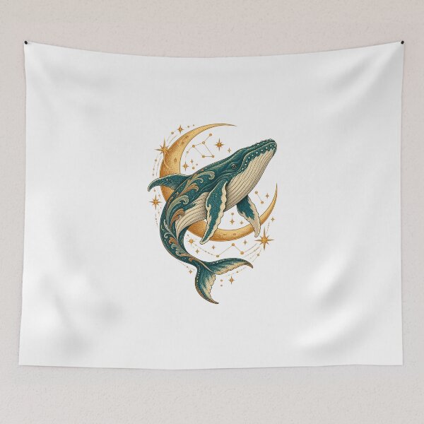 Item preview, Whale among the Stars designed and sold by cybersilverhand.