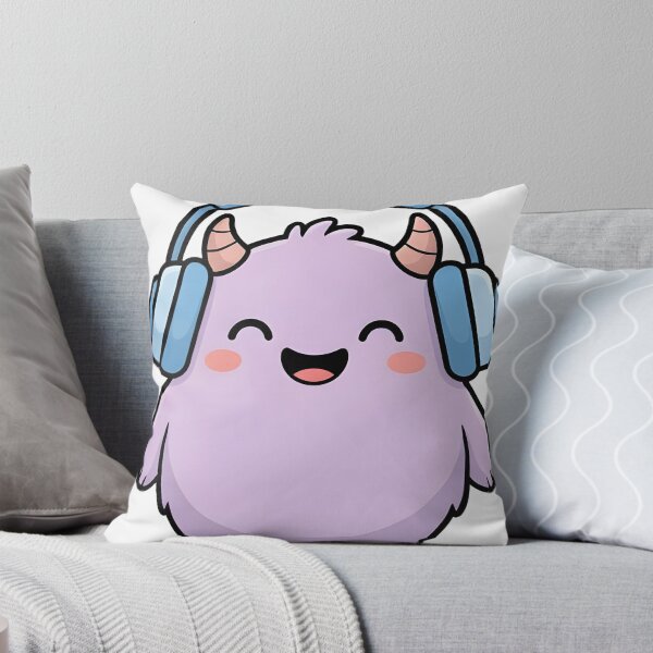 Item preview, Happy Monster Listening to Music designed and sold by darlbit.