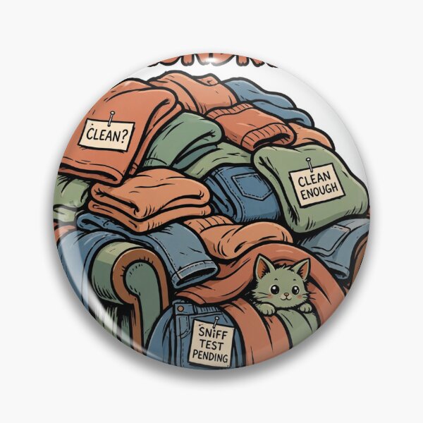 Item preview, The Laundry Chair Funny Millennial Shirt designed and sold by Hearth & Hue.