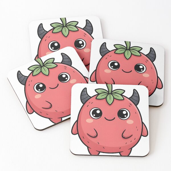Item preview, Strawberry Monster with Little Horns designed and sold by darlbit.