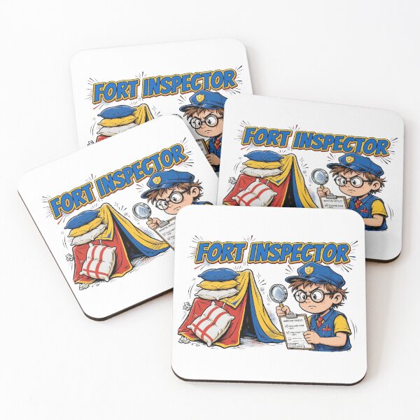 Item preview, Fort Inspector Funny Kids Shirt designed and sold by Hearth & Hue.