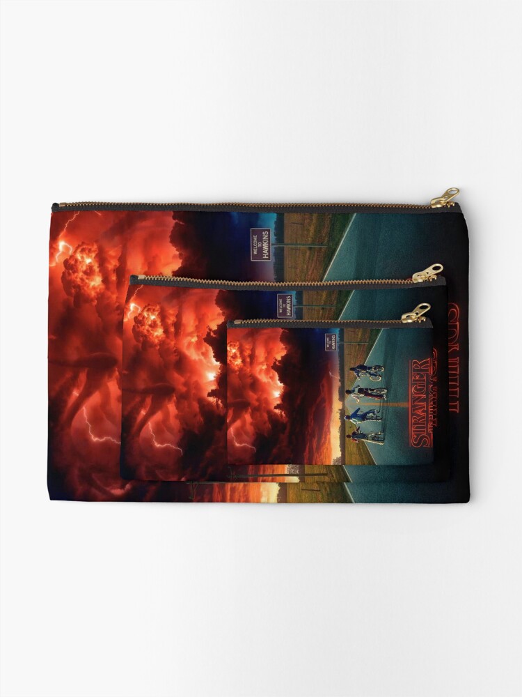Thumbnail 2 of 4, Zipper Pouch, Stranger Things designed and sold by 26LN.