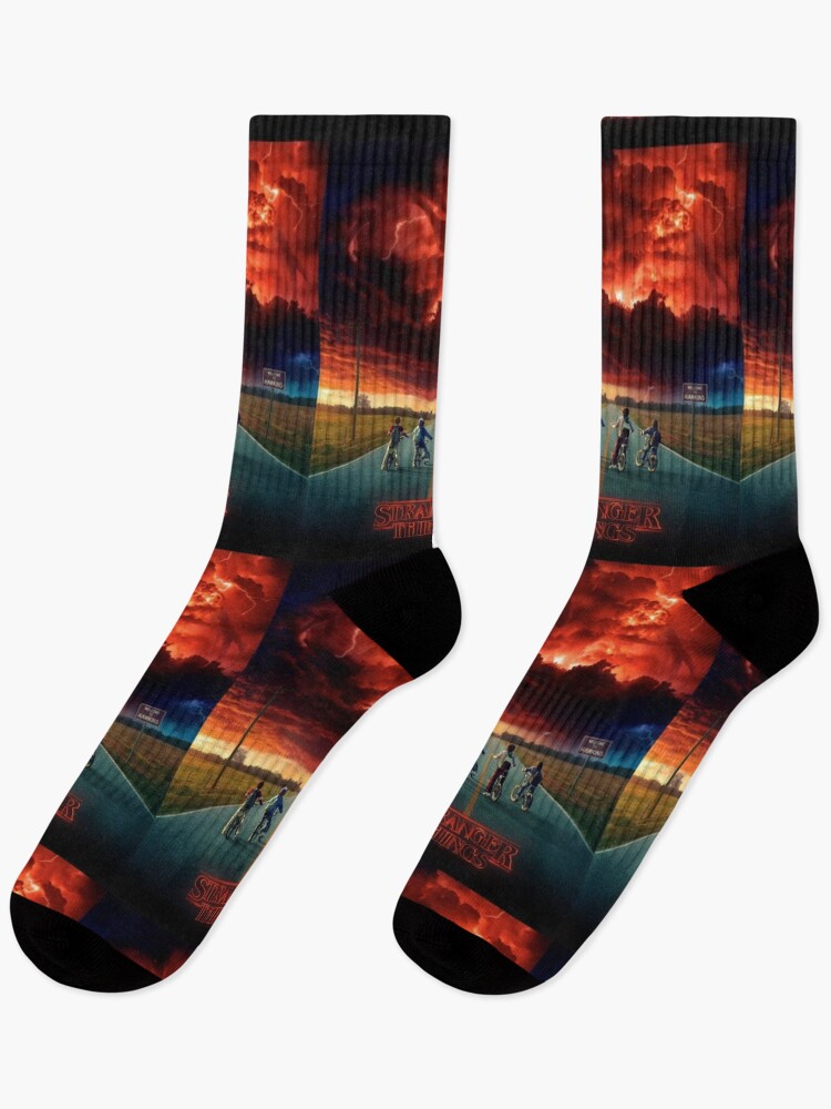 Thumbnail 1 of 5, Socks, Stranger Things designed and sold by 26LN.
