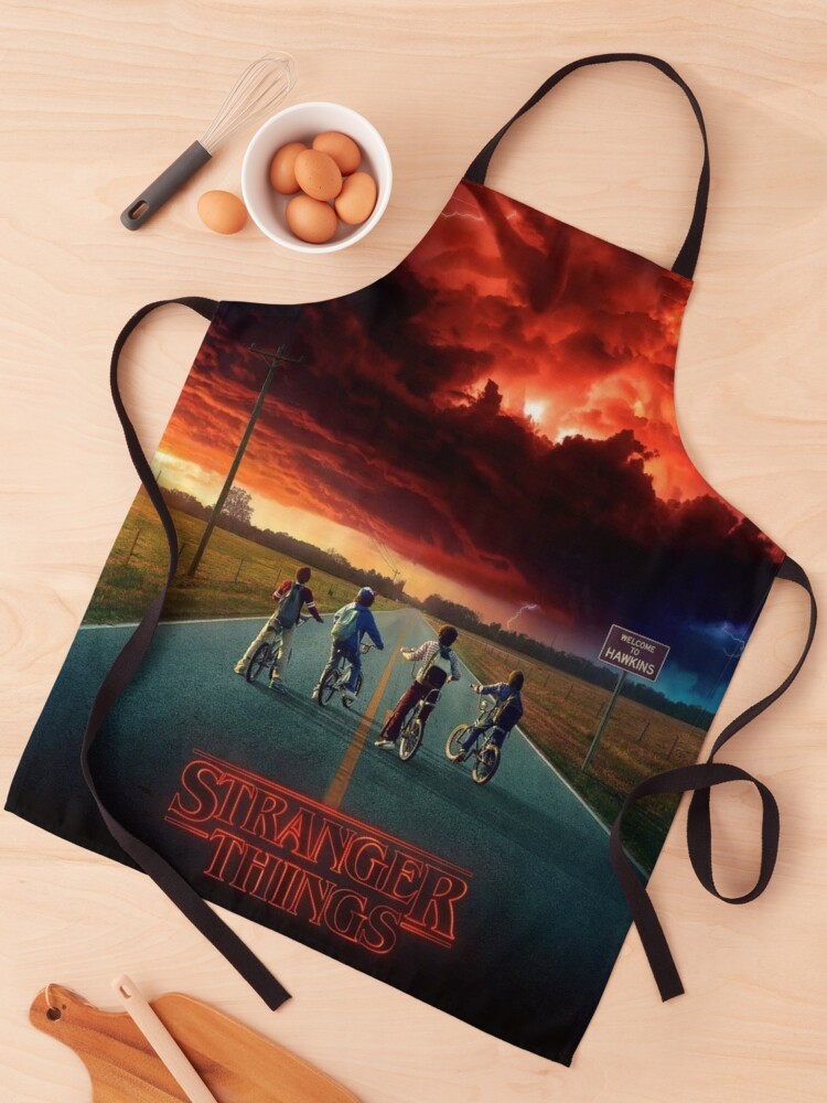 Thumbnail 1 of 6, Apron, Stranger Things designed and sold by 26LN.