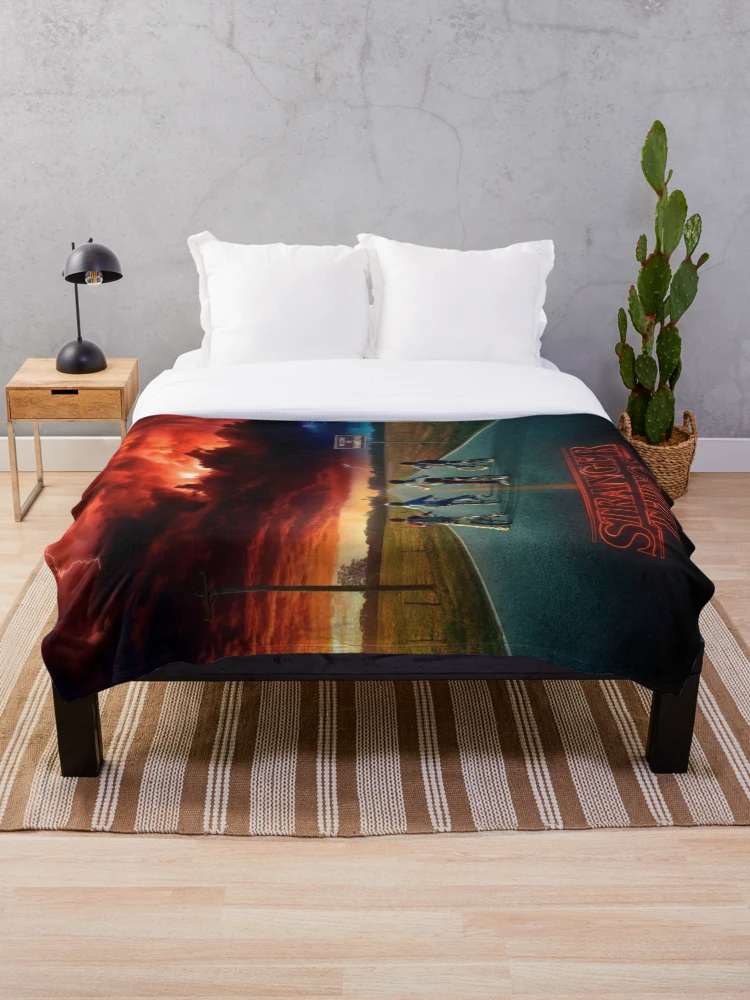 Thumbnail 1 of 6, Throw Blanket, Stranger Things designed and sold by 26LN.