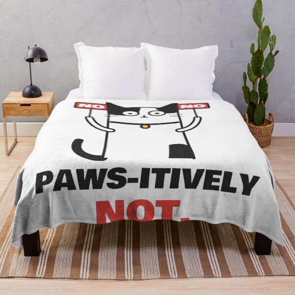 Item preview, Paws-itively Not Deadpan Tuxedo Cat designed and sold by somebasic.