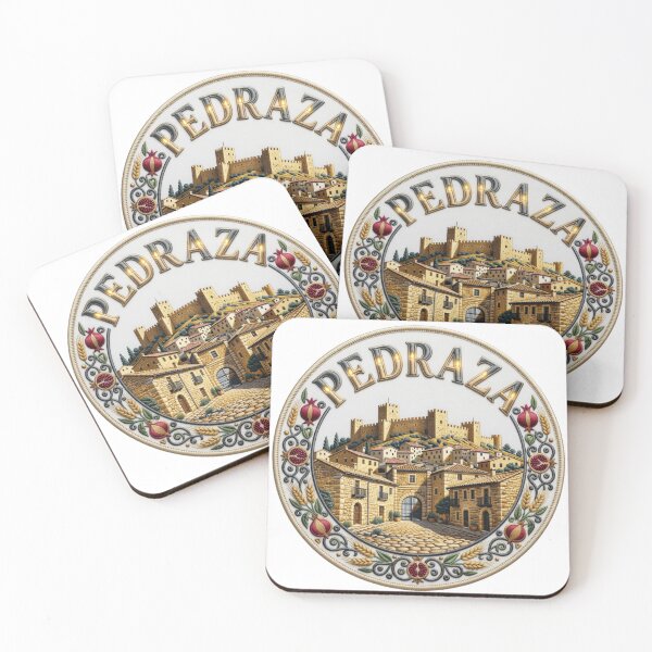 Item preview, Pedraza Spain Castile Walled Medieval Village Castle Embroidered Patch Sticker designed and sold by Imaginarium of Chaos falcon88 .