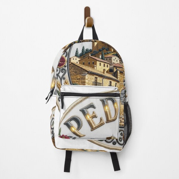 Item preview, Pedraza Spain Castile Walled Medieval Village Castle Embroidered Patch Sticker designed and sold by Imaginarium of Chaos falcon88 .