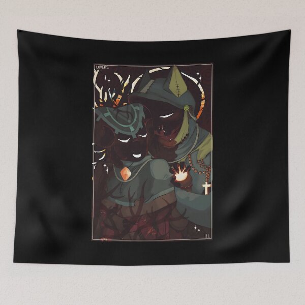 Item preview, Fantasy Dark Mage Couple Illustration designed and sold by lcnsdjstrtrystd.
