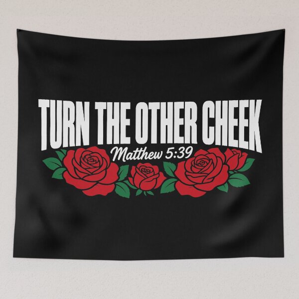 Item preview, Matthew 5:39 Turn The Other Cheek designed and sold by plushism.