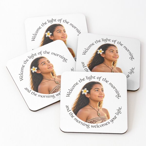 Item preview, Maori Renewal Proverb - Welcome the light of the morning | Pacific Art designed and sold by ShakaLife.org.