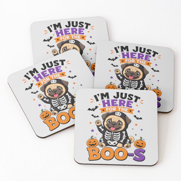 Item preview, Pug Skeleton Costume Pumpkin Halloween designed and sold by AilinsDesigns.