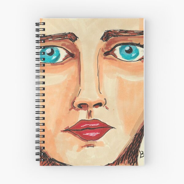 Item preview, Blue Eyed Woman Close Up Portrait designed and sold by Studio Bako.