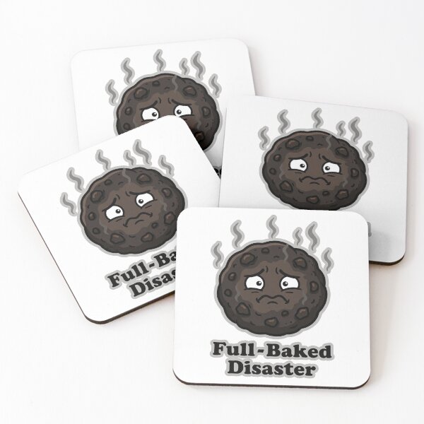 Item preview, Full Baked Disaster Burnt Cookie designed and sold by jrzvibe.