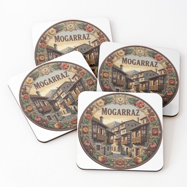Item preview, Mogarraz Spain Salamanca Mountain Village Portrait Facades Embroidered Patch Sticker designed and sold by Imaginarium of Chaos falcon88 .