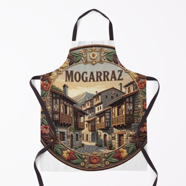 Item preview, Mogarraz Spain Salamanca Mountain Village Portrait Facades Embroidered Patch Sticker designed and sold by Imaginarium of Chaos falcon88 .