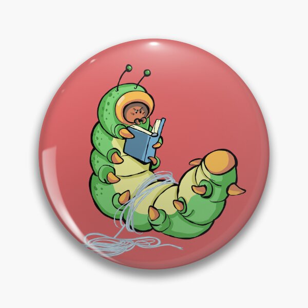 Item preview, grumpy silkworm caterpillar is reading a breeding book designed and sold by duxpavlic.