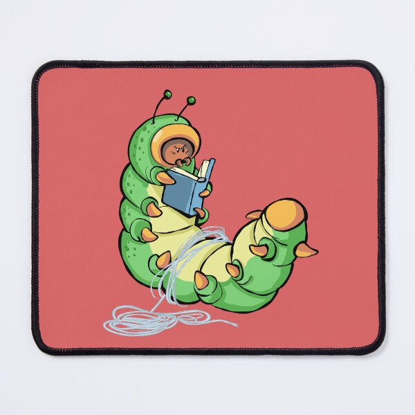 Item preview, grumpy silkworm caterpillar is reading a breeding book designed and sold by duxpavlic.