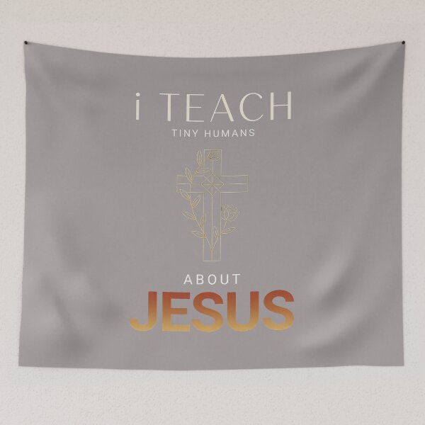 Item preview, I Teach Tiny Humans About Jesus Retro T-Shirt-75 designed and sold by JulDalCanton.
