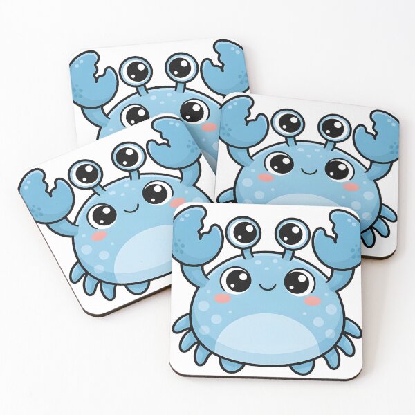 Item preview, Happy Blue Crab Monster designed and sold by darlbit.