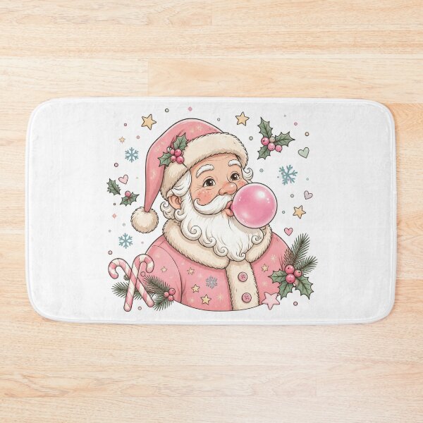 Item preview, Pink Santa Bubblegum Christmas Coquette Candy Cane designed and sold by ChotipahArt.