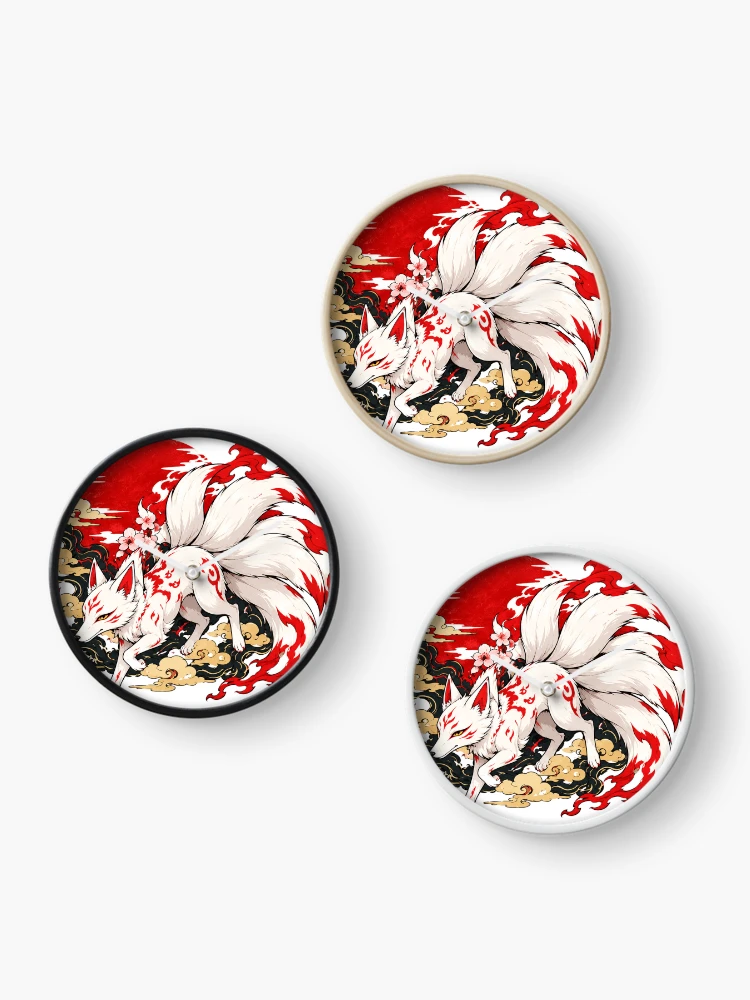 Thumbnail 3 of 4, Clock, Kitsune designed and sold by devonclemon.