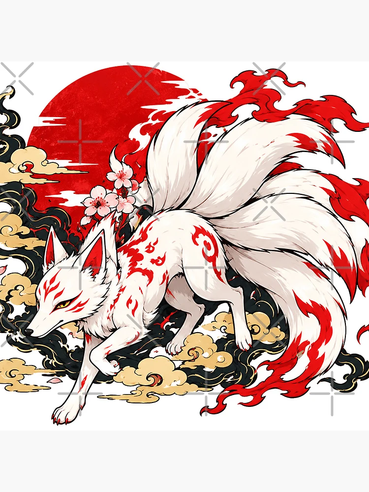 Thumbnail 4 of 4, Clock, Kitsune designed and sold by devonclemon.