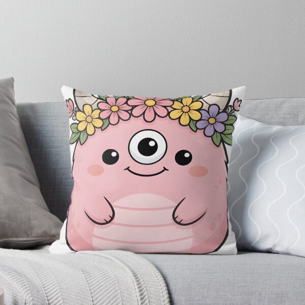Item preview, Flower Crown One Eyed Monster designed and sold by darlbit.