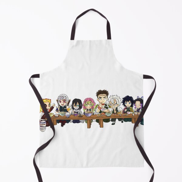 Item preview, Chibi Demon Slayer Hashira Feast | Cute Anime Dinner Table Art designed and sold by aishtistic-art.