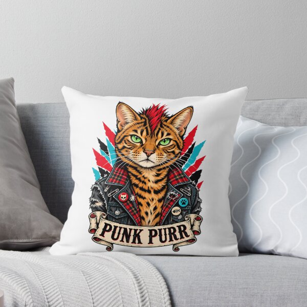 Item preview, Punk Purr Cat Music Rocker designed and sold by Old's Cool Cat Studio.