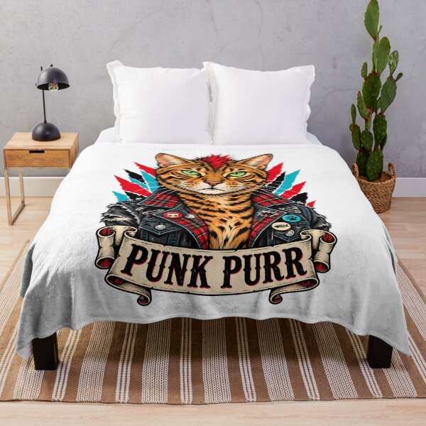 Item preview, Punk Purr Cat Music Rocker designed and sold by Old's Cool Cat Studio.