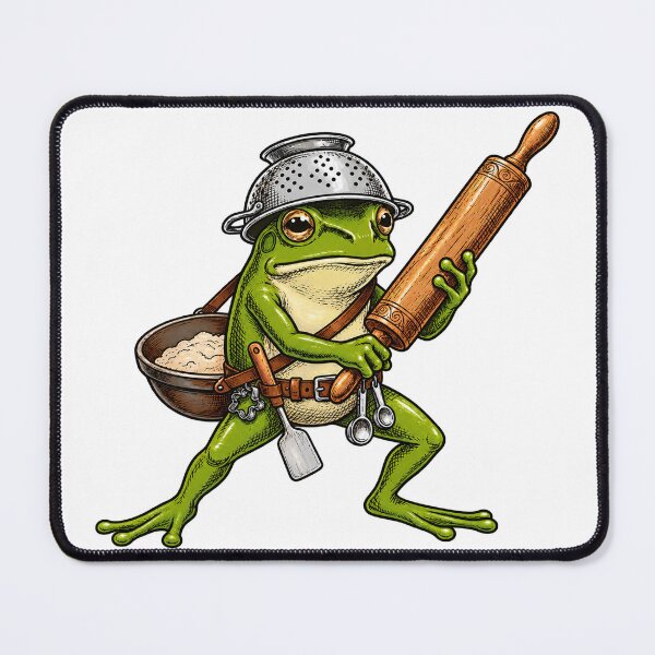 Item preview, We Bake at Dawn Frog Bread Lover Kitchen Humor designed and sold by Dela3.