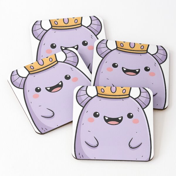 Item preview, Crowned Purple Monster King designed and sold by darlbit.