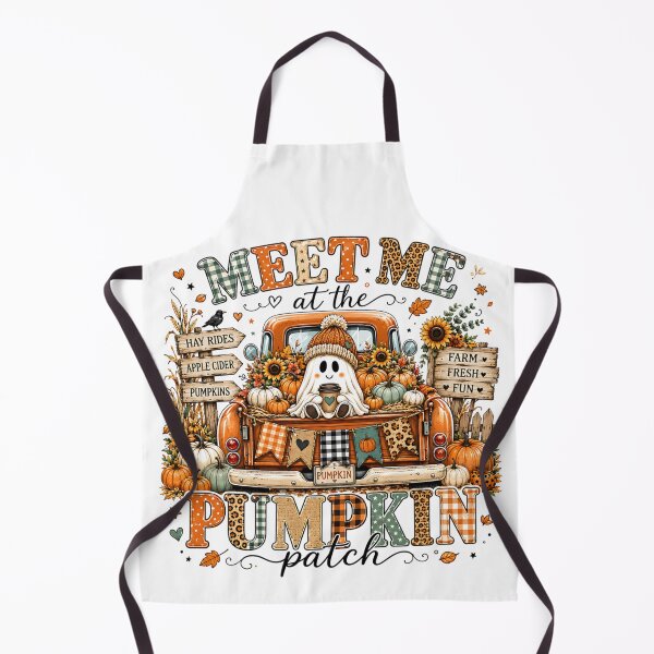 Item preview, Meet Me At The Pumpkin Patch Retro Farm Halloween Girl designed and sold by GenioFin.