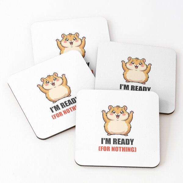 Item preview, Im Ready For Nothing Funny Hamster Meme Sticker designed and sold by Alphakenon.
