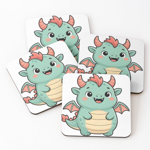 Item preview, Baby Mint Dragon with Little Wings designed and sold by darlbit.