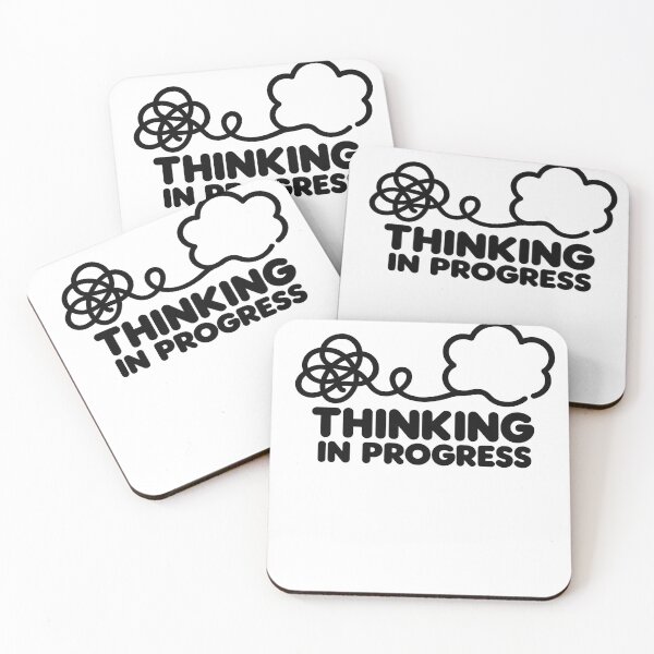 Item preview, Thinking in Progress — Unfinished Thought designed and sold by Toucan Designs.