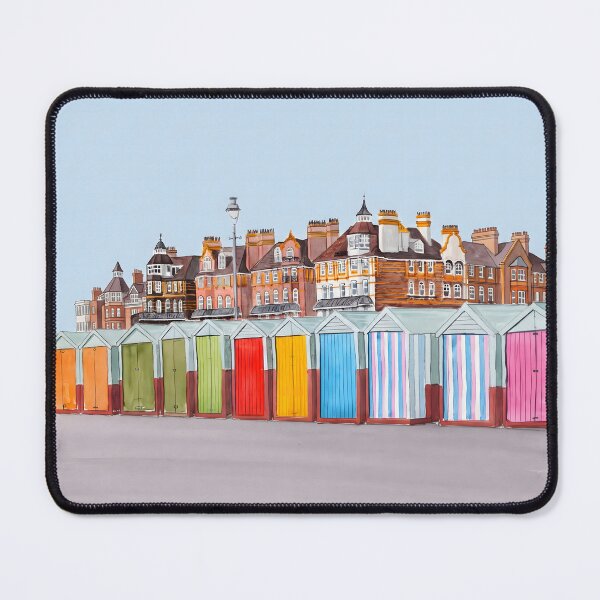 Item preview, Brighton UK Wall Art – English Coastal Cityscape Painting designed and sold by POSTERIOCREW.