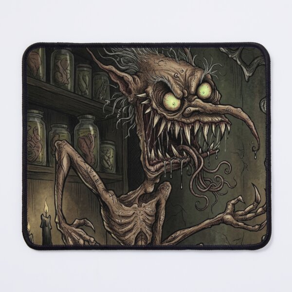 Item preview, Creepy dancing Goblin illustration designed and sold by Vintage Designs +.