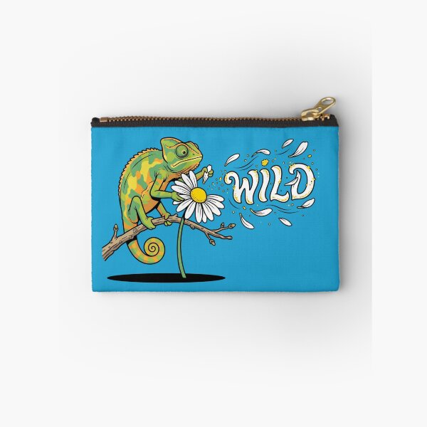 Item preview, Wild Chameleon Plucking Daisy Flower Pop Art designed and sold by Rare By Hero.
