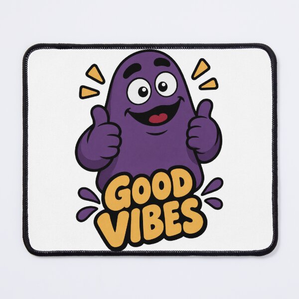 Item preview, Purple Grimace Cartoon Character Funny Meme Design designed and sold by sabbyismine.