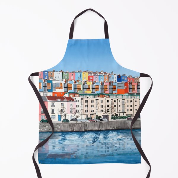 Item preview, Bristol Harbour Wall Art – Colorful Bristol Cityscape, UK designed and sold by POSTERIOCREW.