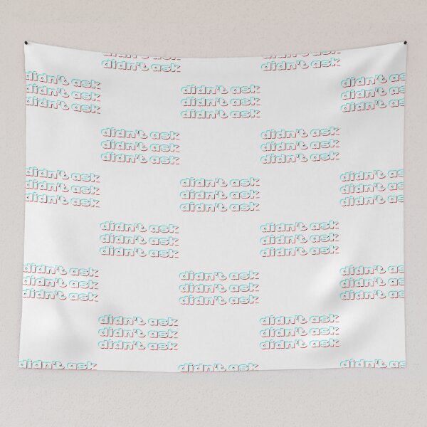 Item preview, Didnt Ask 3D Repeating designed and sold by hilary-fender.